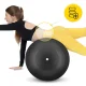Gimnastikos kamuolys 4FIZJO Peanut Air Ball 45 x 90 cm, juodas