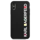 Karl Lagerfeld Glossy Bauhaus Case for iPhone X / XS, Black