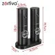 Electric Salt and Pepper Grinder Set Zortiva, 2 Pcs, Black