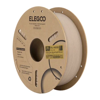 Elegoo PLA Wood 3D Printer Filament 50.203.0652 (Light Oak)