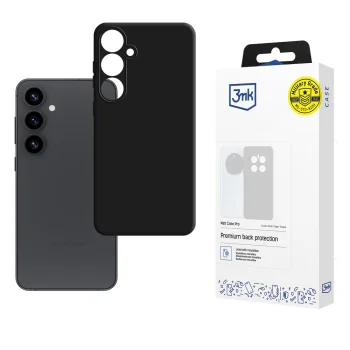 3mk Matt Case Pro for Samsung Galaxy S25+, Matte Black