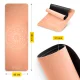 4FIZJO Suede Yoga and Exercise Mat 1.5 mm, Orange