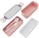 Lunch Box 750ml Food Container with Utensils, Pink