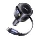 Baseus Enjoyment Max 90W Car Charger with Retractable Cables