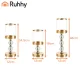 Ruhhy 00026487 Gold Candle Holder Set (3 pcs)