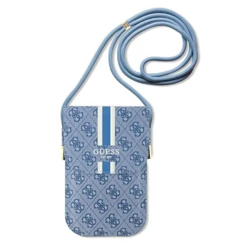 Guess 4G Stripes Smartphone Handbag, Blue