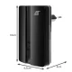 Waterproof Wireless Door Bell Rington Alarm, Black
