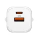 Spigen Essential EE352EU GaN Wall Charger USB-C / USB-A 35W - White
