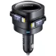 Car Charger Baseus Enjoyment Max 60W Dual Retractable USB-C - Black