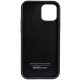 Audi Synthetic Leather vāciņš Apple iPhone 12 / 12 Pro melns