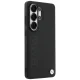 BMW Leather Hot Stamp MagSafe Case for Samsung Galaxy S26 Ultra - Black