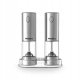 Rechargeable Electric Salt and Pepper Grinder Set, USB-C with Adjustable Grind and LED Light