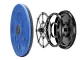 Rotating Fitness Twister with Magnets and Foot Massage, Blue