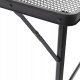 Folding Aluminium Travel Table, Black