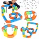 Magnetic Building Blocks - Racing Track and Trains, 100 Pieces