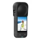 Puluz Silicone Protective Lens Cover for Insta360 X3 Black