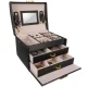 Soulima Jewelry Box with Key, Black
