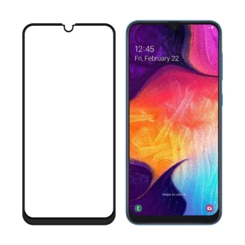5D Samsung Galaxy A40 (SM-A405F) Tempered Glass Screen Protector [Full Glue] - Black