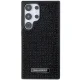 Samsung Galaxy S24 Ultra (SM-S928) Karl Lagerfeld Rhinestone Metal Logo Case Cover, Black