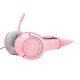 Onikuma K9 RGB Gaming Headphones with Cat Ears, Pink