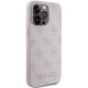 Guess 4G Metal Logo Case for iPhone 15 Pro Max, Pink