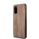 Mercedes Samsung Galaxy S20 Case Wood Line Walnut, Brown
