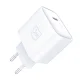 3mk Rayo 20W USB-C PD3.0 Wall Charger with 60W Cable - White