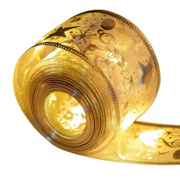 LED Christmas Ribbon Lights 5m Battery Operated with Remote DA523