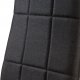 ModernHome Upholstered Dining Chairs Set of 4, Black