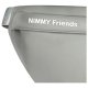 Nimmy Crossbody Cool&Cute 2.0 Bear pleca soma pelēka