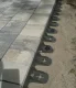 Plastic Lawn Edging Board, 800 x 80 x 45 mm, Dark Green