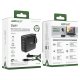 Fast charger GaN UK 100W Power Delivery 3x USB C 1x USB - black