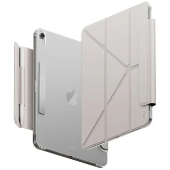Planšetinio kompiuterio dėklas Uniq Camden Lite, iPad Air 13" (2024 / 2025 / 2026), smėlio spalvos