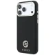 Guess Grained Round Strass Logo MagSafe Case for iPhone 18 Pro / 17 Pro, Black