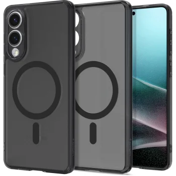Spigen Ultra Hybrid Mag Case for Samsung Galaxy S25 Edge, Black Translucent
