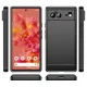 Google Pixel 6 Carbon Flexible Cover TPU Case, Black