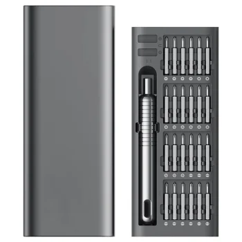 51 in 1 Magnetic Precision Screwdriver Set, Gray
