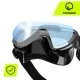 4Fizjo TSUNAMI Diving and Snorkeling Mask, Black