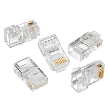 RJ45 Connectors Maclean MCTV-663, 8P8C Cat 5e, Stranded Wire, 100 pcs