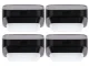 Garden Solar LED RGB Light for Stairs and Terraces with Dusk Sensor, Black