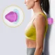 4Fizjo Trigger Point Massage Cone with Suction Cup, Pink