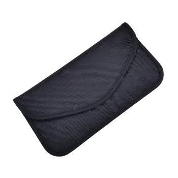 Faraday Signal Blocker Wallet for Phone, Car Keys and Cards, Black