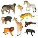 Animal Figures Toy Set Zoo Safari Farm with Storage Box, 28 pcs