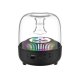 Portable Bluetooth Speaker Devia Crystal I-M2 with RGB Lights, Black