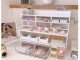 Large Desk Organizer and Shelf, White