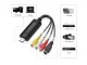 USB Video Grabber VHS to Digital Converter AV Adapter for PC