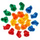 Kids Climbing Holds 20 Pack with Mounting Hardware for Climbing Wall, Colourful