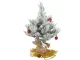 Small Artificial Christmas Tree with Snow, 45 cm, Green