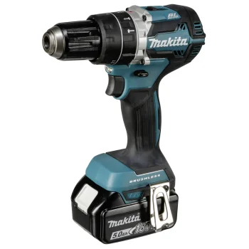 Makita DHP484RTJ 18V Cordless Impact Combi Drill Driver with 2x 5.0Ah Batteries