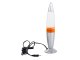 Nightlight Decorative Lamp Lava, Silver-Orange